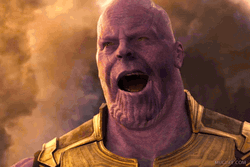Thanos Yawning Loop GIF