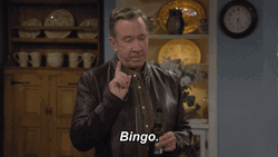 That's A Bingo Last Man Standing Tim Allen GIF