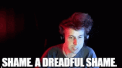 That's A Dreadful Shame GIF