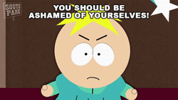 That's A Shame Butters Stotch GIF