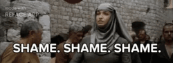 That's A Shame Game Of Thrones GIF