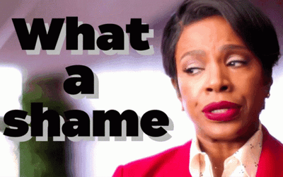 That's A Shame Girl GIF