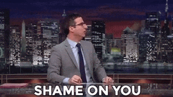 That's A Shame John Oliver GIF