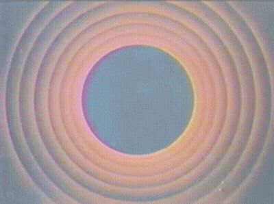 That's All Folks Cartoon Rainbow Background GIF