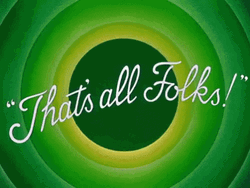 That's All Folks Cartoons Trippy Intro GIF