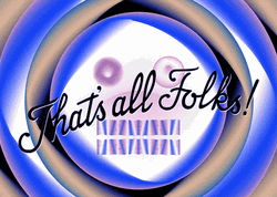 That's All Folks Trippy Art GIF