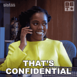 That's Confidential Sabrina Hollins Secret GIF