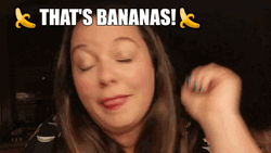 That's Crazy That's Bananas Hand GIF