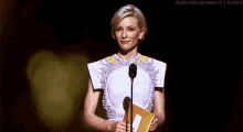 That's Gross Reaction In Award Ceremony GIF