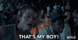 That's My Boy Rudy Pankow GIF