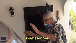 That's My Dad He's So Happy GIF