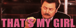 That's My Girl Ronswanson GIF