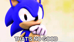 That's No Good Sonic GIF