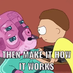 That's Not How This Works Rick And Morty Glootie  GIF