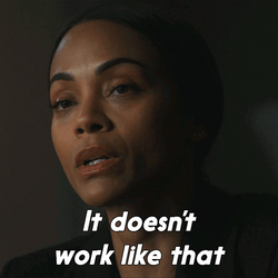 That's Not How This Works Zoe Saldana GIF