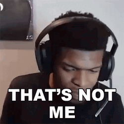That's Not Me Random Guy GIF