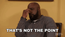That's Not The Point GIF