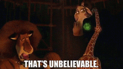 That's Unbelievable Melman Madagascar GIF