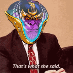 That's What She Said Alien Face Swap GIF