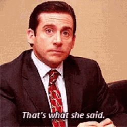 That's What She Said Michael Nodding GIF