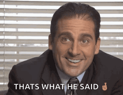 That's What She Said Steve Carell GIF