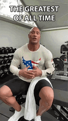 That's Why He's The Goat Dwayne The Rock GIF