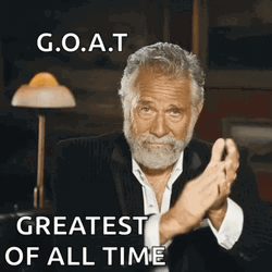 That's Why He's The Goat Golf Clap GIF