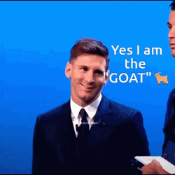 That's Why He's The Goat Lionel Messi GIF