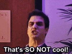 That So Not Cool Angry Boy GIF