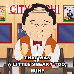 That Was A Little Sneaky Too GIF