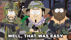 That Was Easy South Park Military GIF