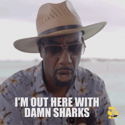 Thats A Man With Damn Sharks JB Smoove GIF