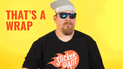 Thats A Wrap Sticker Giant GIF