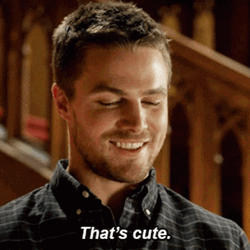 Thats Cute Happy Stephen Amell GIF