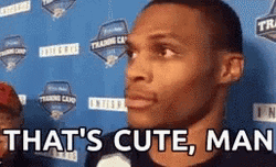 Thats Cute Russell Westbrook Interview GIF