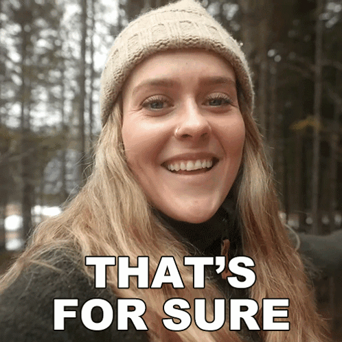Thats For Sure Crystal Drinkwalter GIF