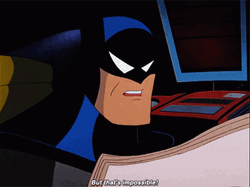Thats Impossible Batman Bruce Wayne GIF