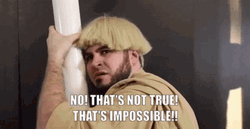 Thats Impossible Guy Hugging Pole GIF
