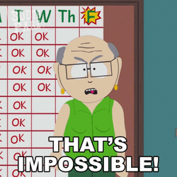 Thats Impossible Mister Garrison South Park GIF