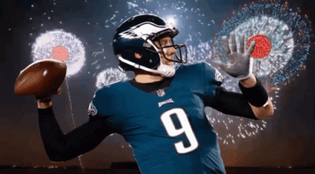 Thats My Quarterback Nick Foles With Fireworks GIF