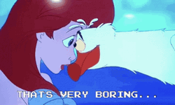Thats Very Boring Ariel GIF