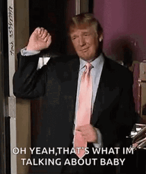 Thats What Im Talking About Dancing Donald Trump GIF