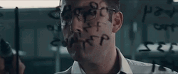 The Accountant Writing On Clear Glass GIF