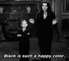 The Addams Family Black And White GIF