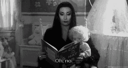 The Addams Family Morticia Reading Book