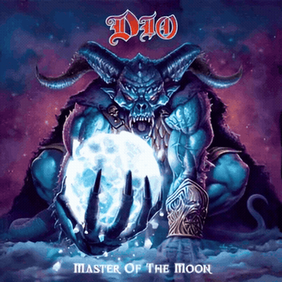 The Album Cover For Dio 'S Master Of The Moon Features A Demon GIF