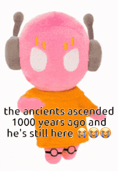 The Ancients Ascended 1000 Years Ago And He 'S Still Here .. GIF