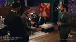 The Bachelorette Throwing Chicken Nuggets GIF