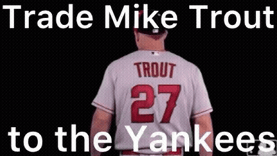 The Back Of A Baseball Player Wearing A Jersey With The Number 27 On It . GIF