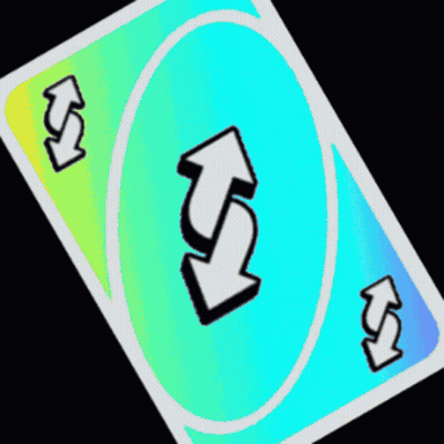 The Back Of A Uno Card Is Shown GIF
